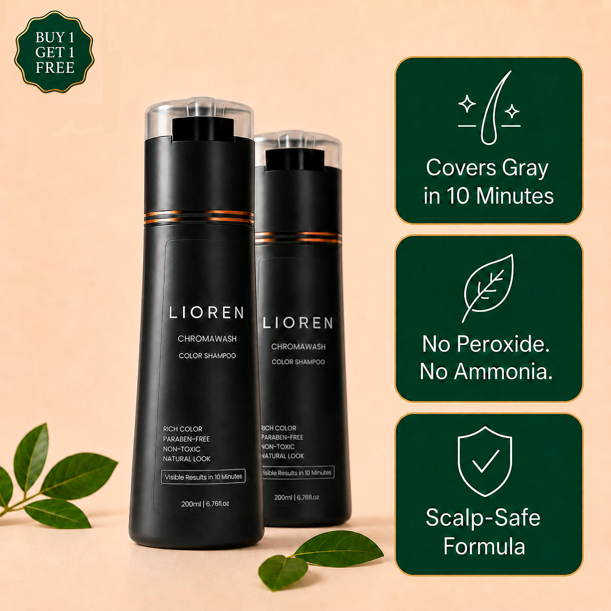The 10-Minute Gray Coverage Shampoo