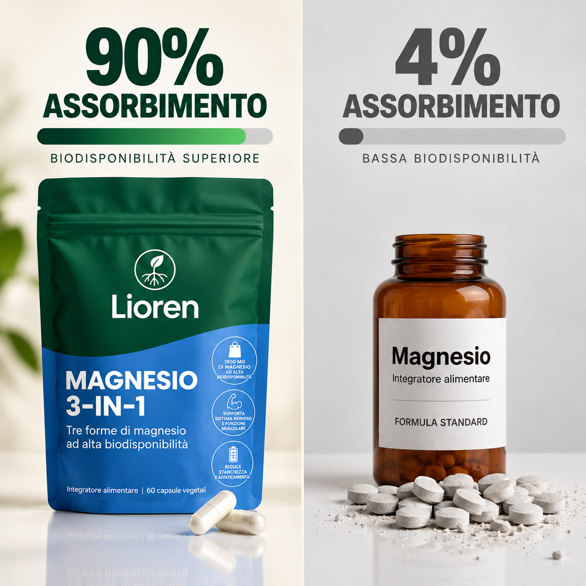 Magnesio Glicinato 3 in 1