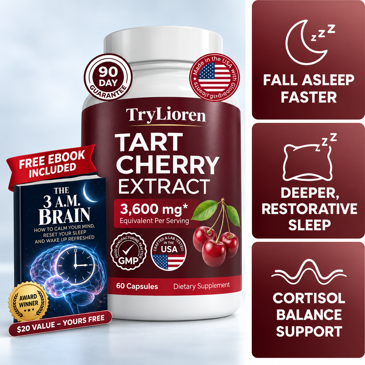 Fall asleep faster & wake up less within two weeks