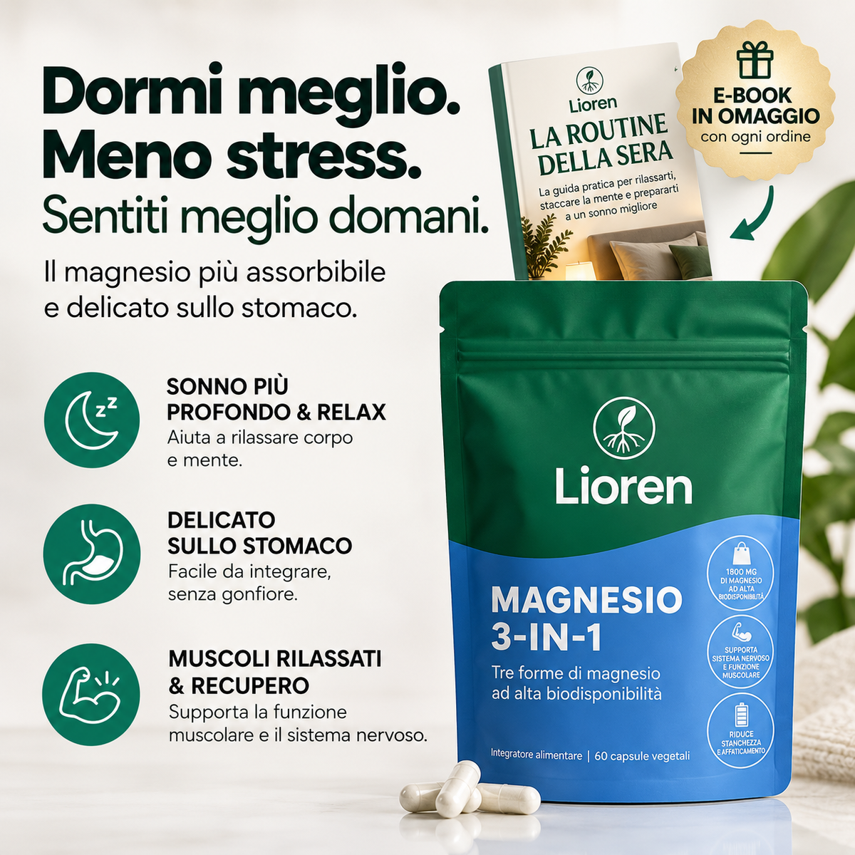 Magnesio Glicinato 3 in 1