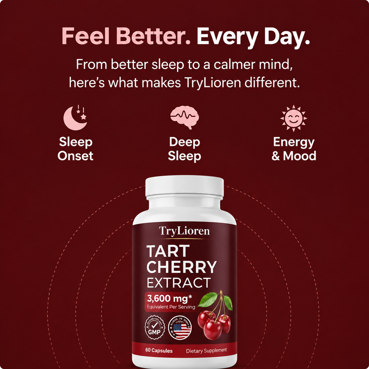 Fall asleep faster & wake up less within two weeks