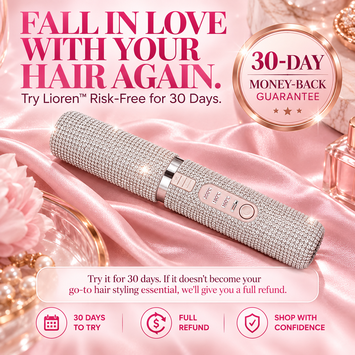 Portable Cordless Mini Hair Straightener